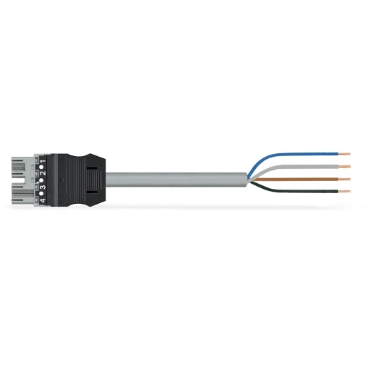 Wago Serie 771 Patchkabel gebouwinstallatie 4p Stekker Vrij kabeluiteinde 5000mm