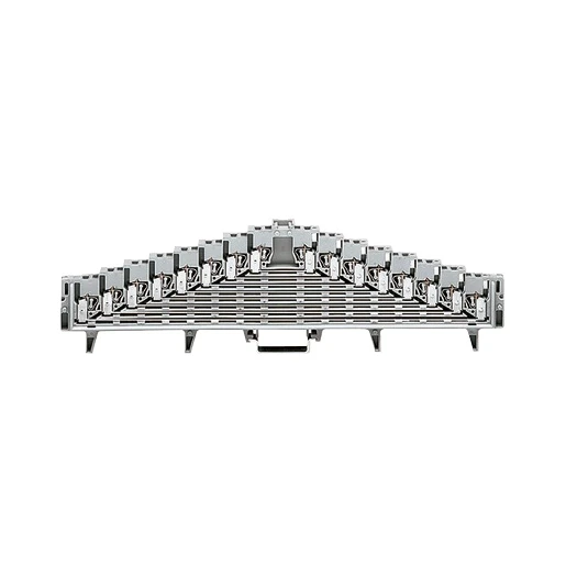 Wago Serie 727 Verbindingsrijgklem 0,08-1,5mm² eendr. 0,08-1,5mm² meerdr. Grijs