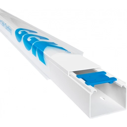 GGK LFG kabelkanaal 2000x60x40mm PVC Bodemperforatie met deksel RAL 9010 Z11030G
