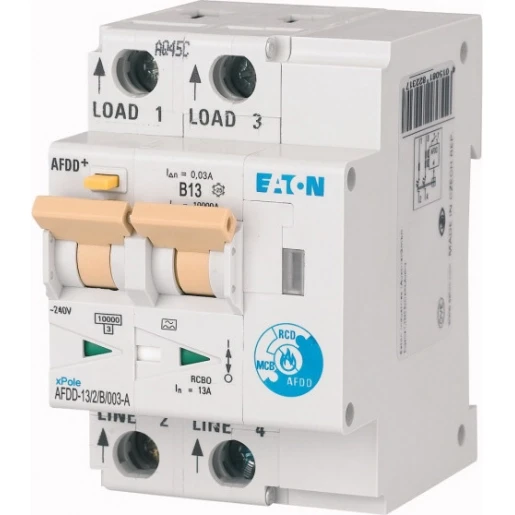 Eaton Vlamboogbeveiligings component AFDD 13A 2P B-KAR 30MA