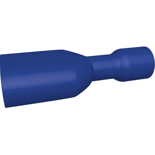 Bizline VLAKSTEKER GEISOLEERD VROUWELIJK BLAUW 1.5-2.5MM2 6.3X0.8