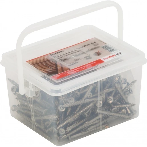 Fischer Vlonderschroef doos FTS-ST 5.0x60 A2P B200 Bit