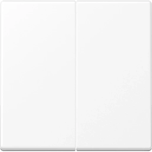 Jung A range stuurafdekking standaard ude a500 slagvast 2-voudig Mat wit RAL 9016 A1702BFWWM