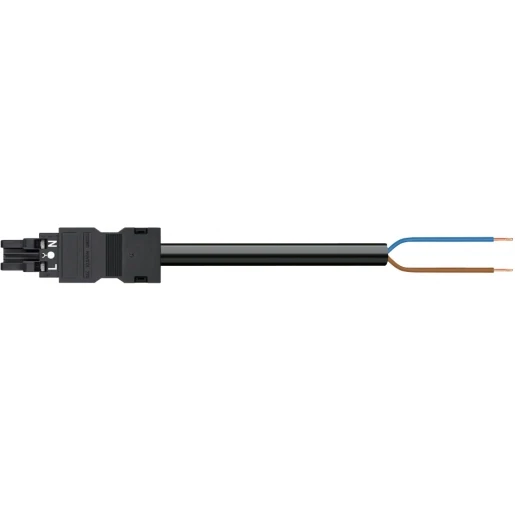 Wago SERIE 771 Patchkabel gebouwinstallatie 2p Contrastekker (female) Vrij kabeluiteinde 5000mm
