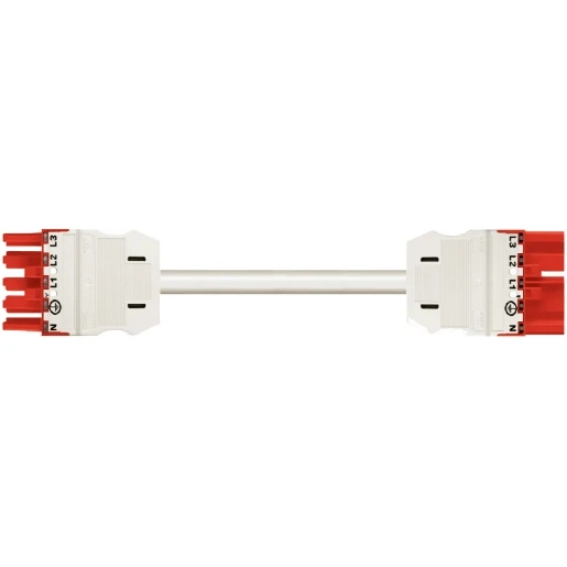 Wago SERIE 771 Patchkabel gebouwinstallatie 5p Contrastekker (female) Stekker 3000mm