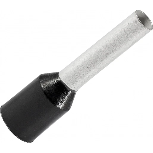Klemko Geïsoleerde Adereindhuls 1,50qmm Zwart penlengte = 8mm - 100st DIN