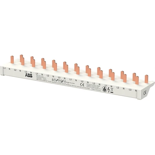 ABB Verzamelrail voor DS301C Drie fase + N 12 modules