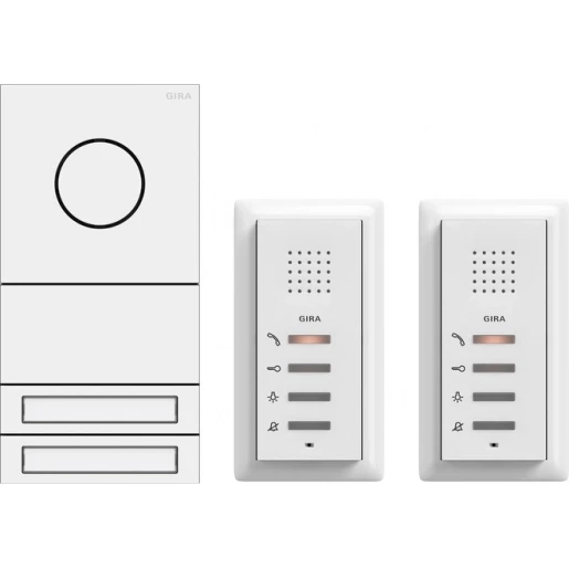 Gira System 106 Deurintercom-set 2 binnenposten 2407902