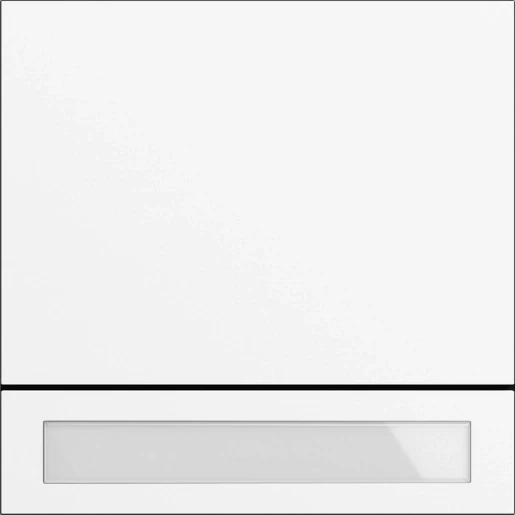 Gira System 106 Belknopmodule spreken/bellen enkelvoudig wit 5531902