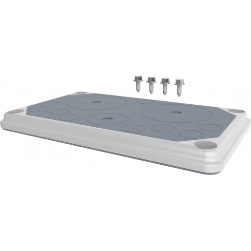 Eaton Flensplaat F3A IP55 kunststof 2K-doorsteek 9x 3-20mm 1x 3-40mm