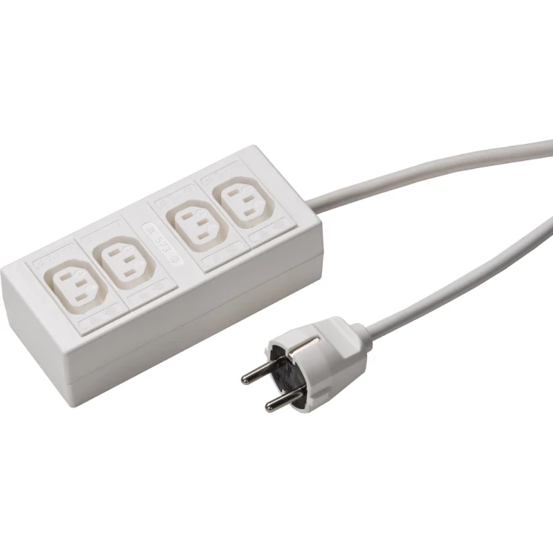 Martin Kaiser Toestel contactdooscombinatie 10A IP20 snoer 1.5m 573ZL/740/KWS