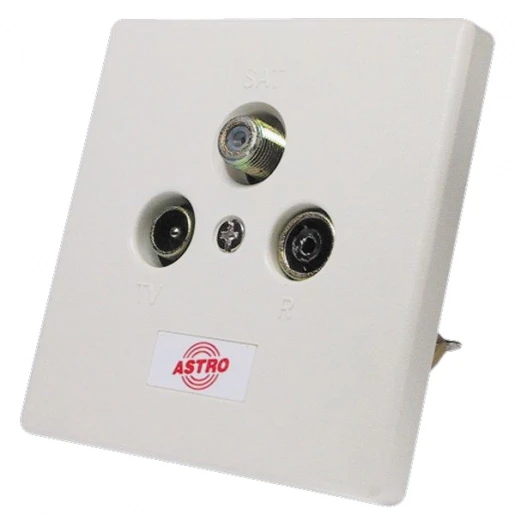 Astro GUT antenne contactdoos 3v TV/RD/SAT einddoos 2dB 140775
