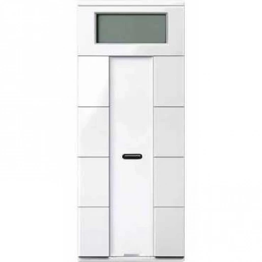 Merten SpaceLogic KNX Drukknop 4V + thermostaat systeem M KNX wit RAL 9010 MTN6214-0319