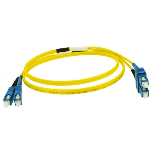 Gigamedia Patchkabel (glasvezel) SC-duplex OS2 10m Geel GGM D3MCSCA10M