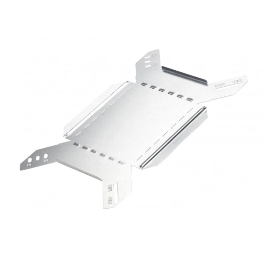Stago KG281 bocht / hoekstuk kabelgoot stijgstuk 120x60mm Staal sdz wit RAL 1013 CSU36231212
