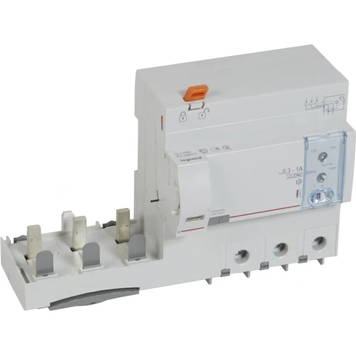 Legrand DX3 AARDLEKBLOK 3P 125A TYPE HPI INSTELBAAR 300-1000MA