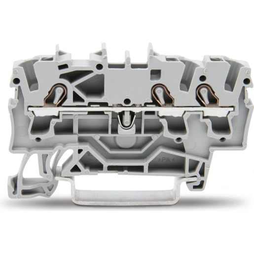 Wago Serie 2002 Verbindingsrijgklem 0,75-4mm² eendr. 0,25-2,5mm² meerdr. Grijs