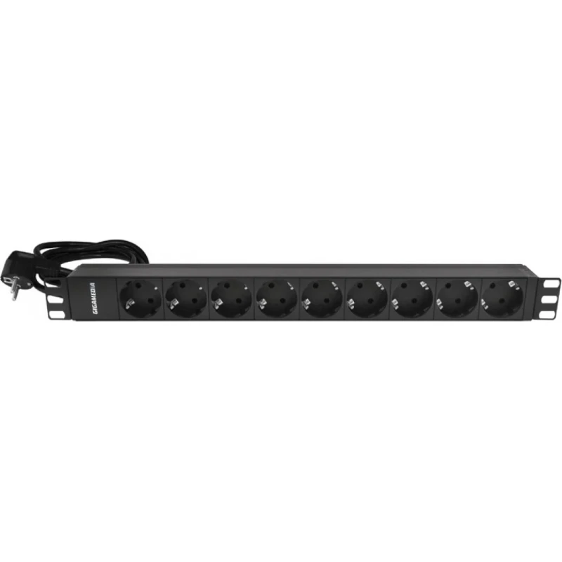 Gigamedia Verdeelstrook 19" 9wcd schuko