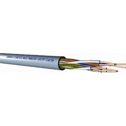 Draka UC300 24 Cat5e U/UTP PVC Eca Grijs 2x(4x2x24) AWG - 500mtr