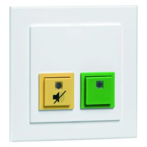 Peha miva schakelmateriaal signaleringsset 72x72mm wit 00953593