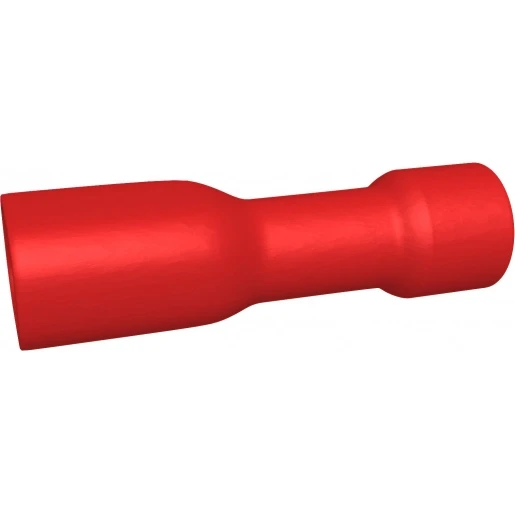 Bizline VLAKSTEKER GEISOLEERD VROUWELIJK ROOD 0.5-1.5MM2 2.8X0.5