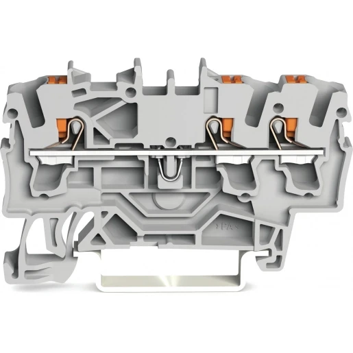 Wago 2202 Verbindingsrijgklem 0,75-4mm² eendr. 0,25-2,5mm² meerdr. Grijs