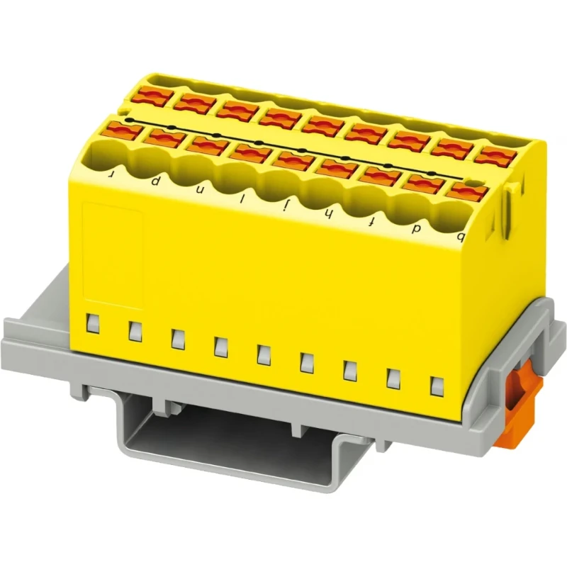 Phoenix Contact PTFIX Verbindingsrijgklem 0,14-4mm² eendr. 0,14-2,5mm² meerdr. Geel