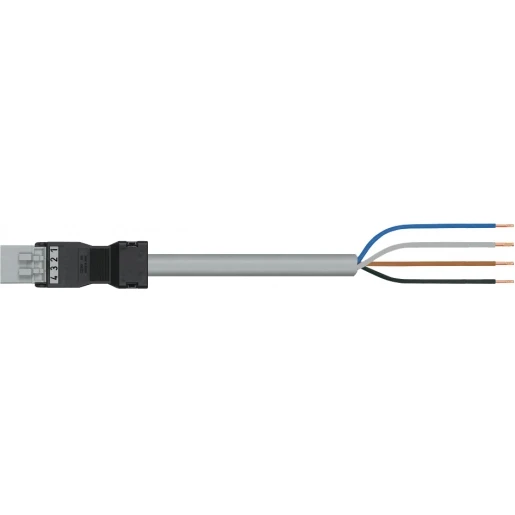 Wago SERIE 891 Patchkabel gebouwinstallatie 4p Stekker Vrij kabeluiteinde 4000mm
