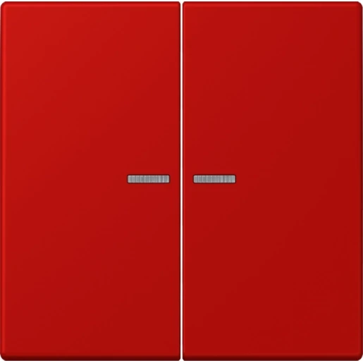 Jung LS range Home stuurafdekking LC32090 2-voudig Mat rood BTLC17102227