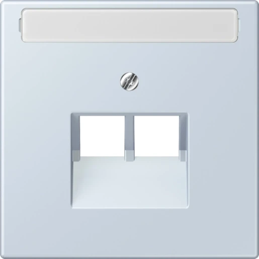 Jung LS range Afdekking centraalplaat LC32023 UAE/IAE 2 connectoren Met label LC969-2NAUA209