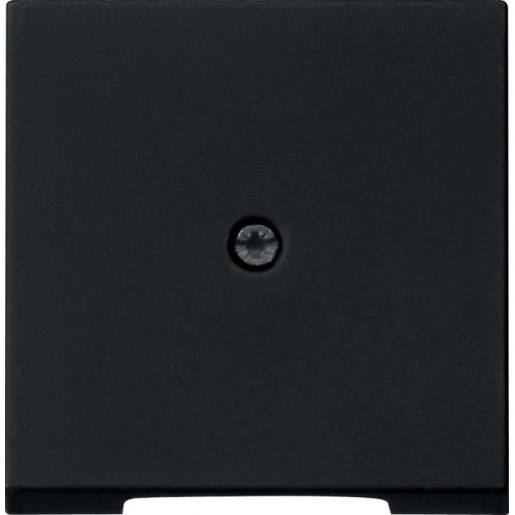 Gira System 55 afdekking snoeraftakking verbindingsdoos Centraalplaat Zonder label zwart 0274005