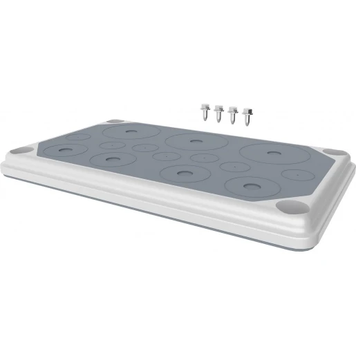 Eaton Flensplaat F3A IP55 kunststof 2K-doorsteek 7x 3-20mm 4x 3-32mm