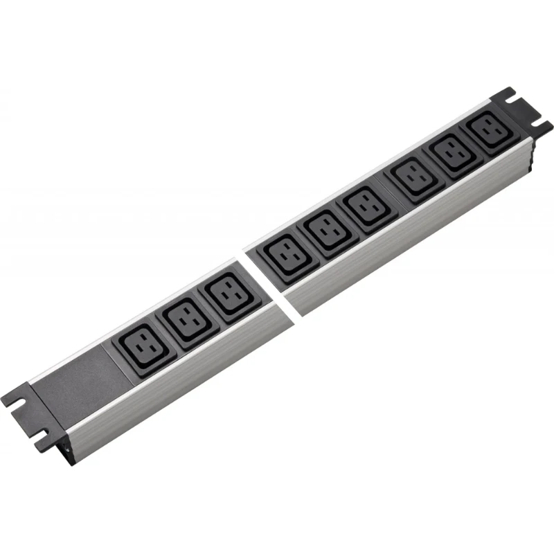 Martin Kaiser Toestel contactdooscombinatie 19" 9-v C19 l.grijs-zwart