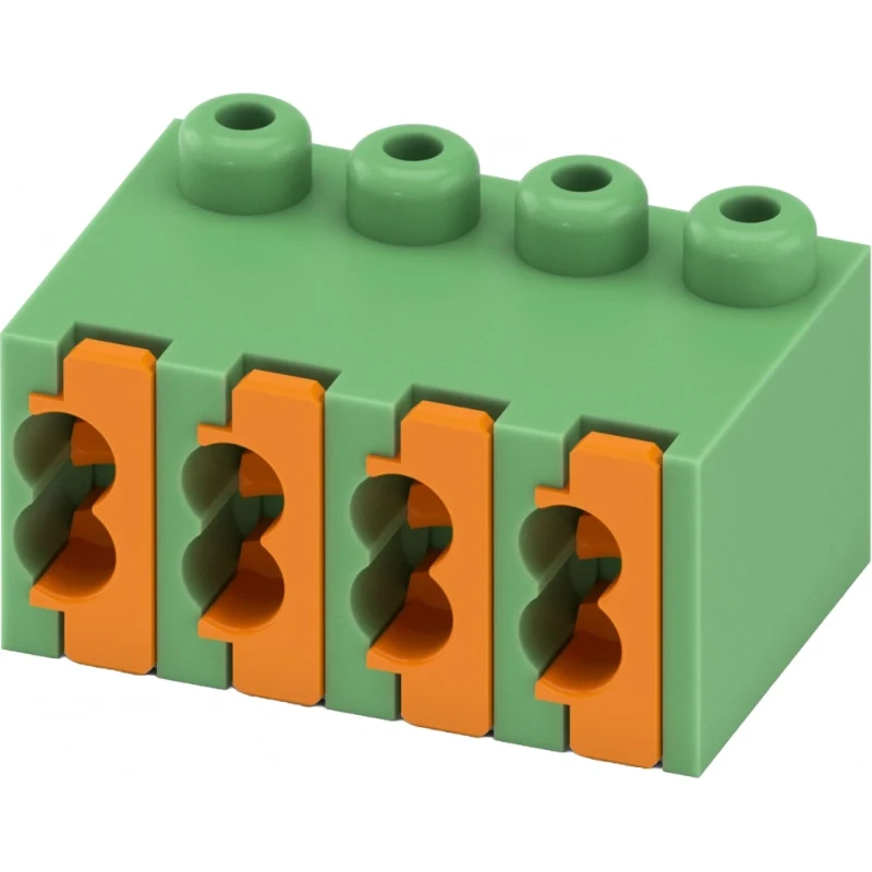 Phoenix Contact Printconnectoren nominale doorsnede: 0,5 mm² kleur: groen nominale stroom: 4 A nominale spanning (III/2): 250 V,.