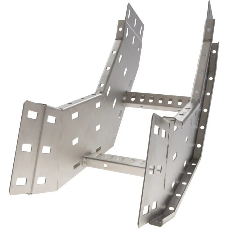 Gouda Holland stijgstuk 90 graden 90° 300x150mm Aluminium aluminium 72423235