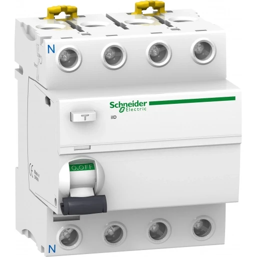 Schneider Electric Acti9 Aardlekschakelaar 4p 100A 0.03A type A A9R01491
