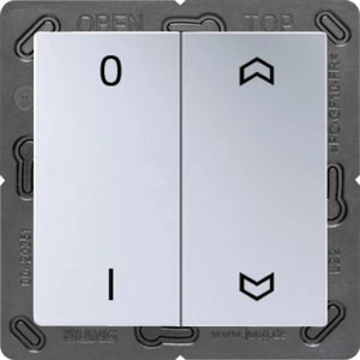 Jung A range enOcean Wandzender A500 + symbolen 4-kanalen Aluminium ENOA595P01AL