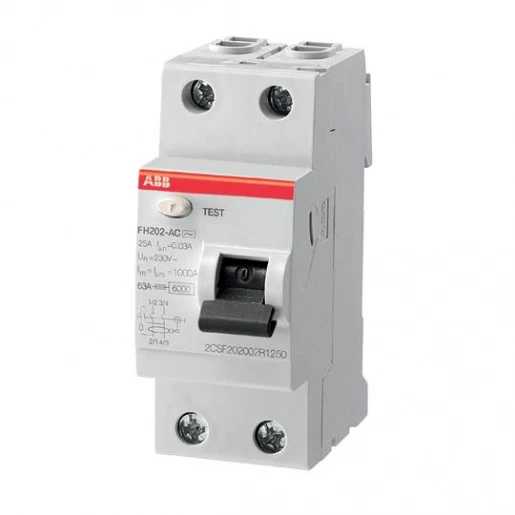 ABB System Pro M Compact Aardlekschakelaar 2p 40A 0.03A type A 2CSF202102R1400