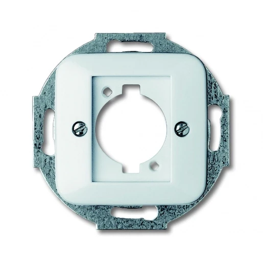 ABB Busch-Jaeger Reflex SI Centraalplaat Neutrik XLR Basiselement met centrale afdekplaat 1 connector Zonder label wit 2CKA001724A1127