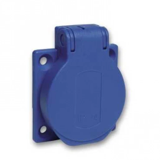 Schneider Electric Pratika inbouwcontactdoos 50x50 50 x 50 mm 250V 16A IP54 blauw PKS51B