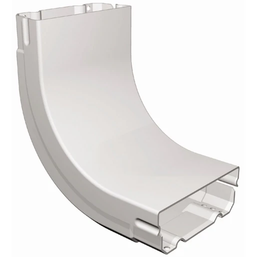 Legrand ISPL van geel bocht / hoekstuk kabelgoot stijgstuk 500x100mm PVC 90° grijs RAL 7030 637935