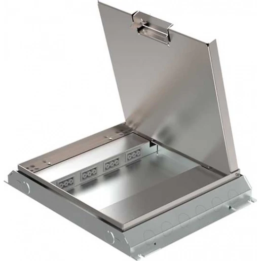 HPL VLOERDOOS INSTORT 32MM 4XCHASSIS 6XDATA RVS T15ZR KLAPDEKSEL
