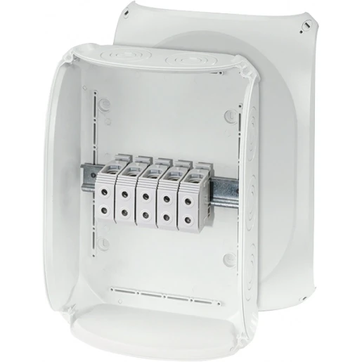 Hensel Kabeldoos IP66 BM8 16-50 mm² 5 polig invoer M25/40/63 Grijs