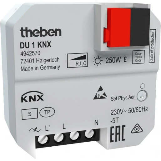 Theben KNX inbouw dimactor 1 kanaal (DU 1 KNX)