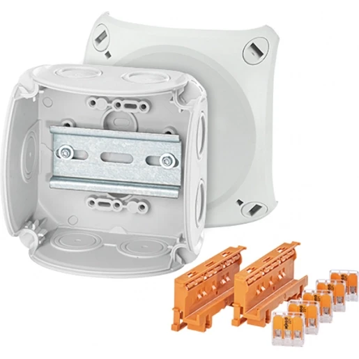 Hensel Kabeldoos IP66 BM2 1,5-4 mm² 5xWago M20/25 membranen Grijs