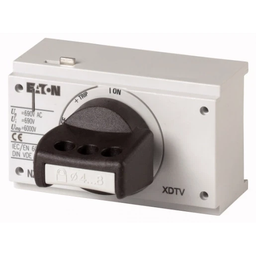 Eaton Draaibed.op schakelaar incl.knop met deurvergr.nzm2 zwart ul/iec