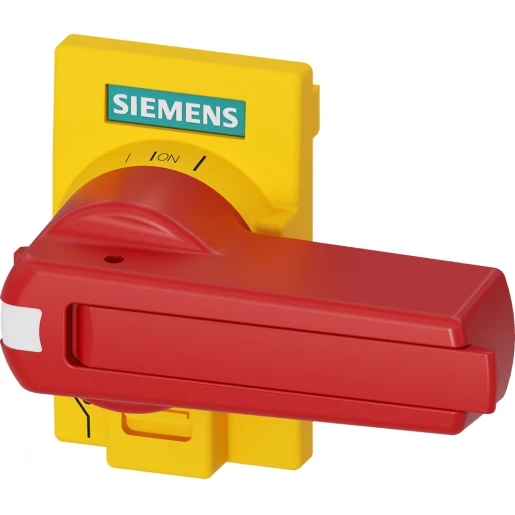 Siemens ACCESSORY FOR 3KD SIZE 1 DIRECT OPERATING MECHANISM RED/YELLOW STANDARD VERSION CAN BE LOCKED IN OFF POSITION WITH THREE PADLOCKS