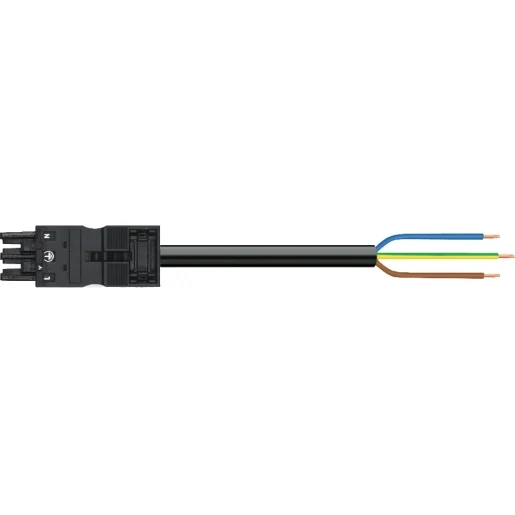 Wago SERIE 771 Patchkabel gebouwinstallatie 3p Contrastekker (female) Vrij kabeluiteinde 5000mm