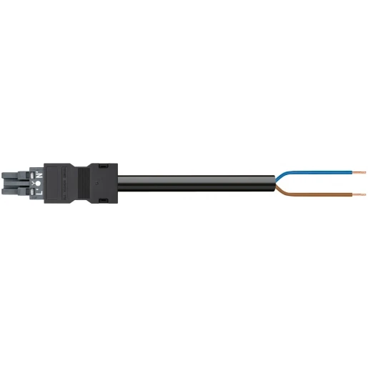 Wago SERIE 771 Patchkabel gebouwinstallatie 2p Contrastekker (female) Vrij kabeluiteinde 3000mm