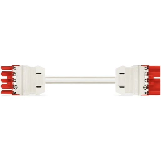 Wago SERIE 771 Patchkabel gebouwinstallatie 5p Contrastekker (female) Stekker 5000mm